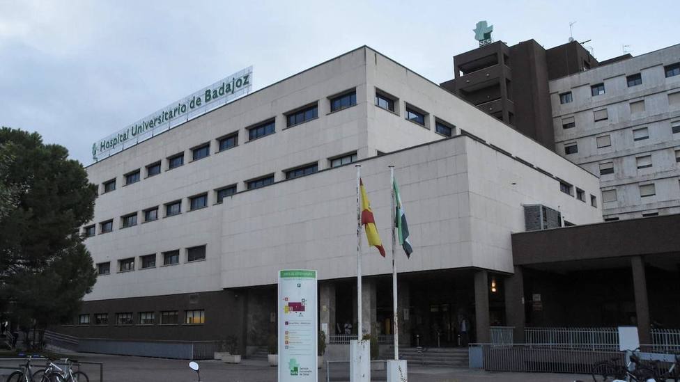 Hospital Universitario de Badajoz. Agencias (Archivo)