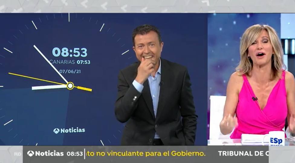 metedura de pata de Susanna Griso en Antena 3 que a Manu Sánchez en directo: "¿Dónde estabas?" - Televisión - COPE