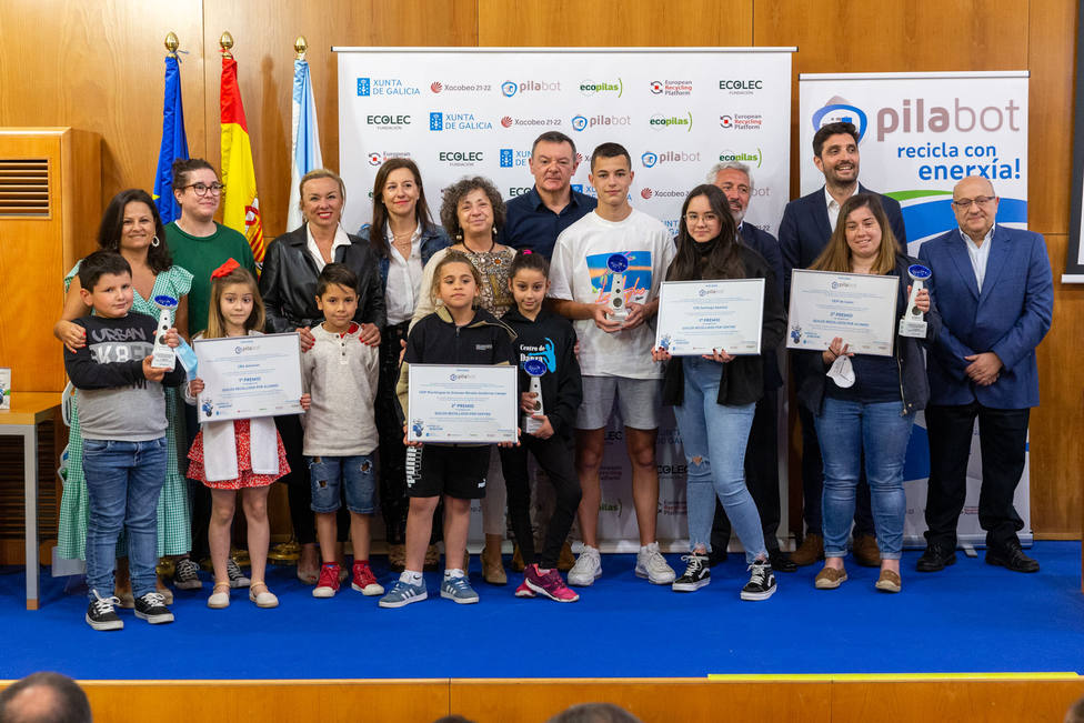 A Xunta entrega 7.500 € en premios aos colexios gañadores da terceira edición do concurso ‘Pilabot’