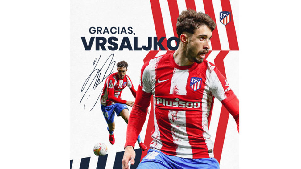 Vrsaljko se marcha del Atlético de Madrid