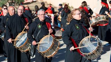 Hellín (Albacete) empieza sus famosas tamboradas el día de Viernes de Dolores