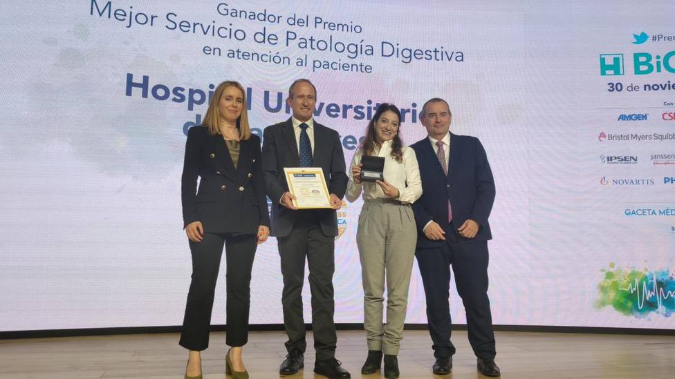 El Servicio de Digestivo del Hospital de La Princesa obtiene por tercer año el premio Best in Class