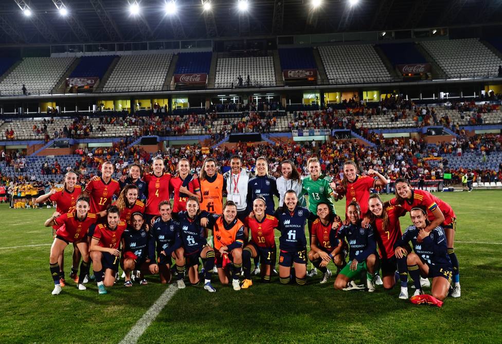 Imagen de la selección española femenina de fútbol