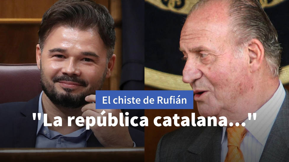 El chiste de Rufián sobre Juan Carlos I que se le vuelve en contra: La república catalana...