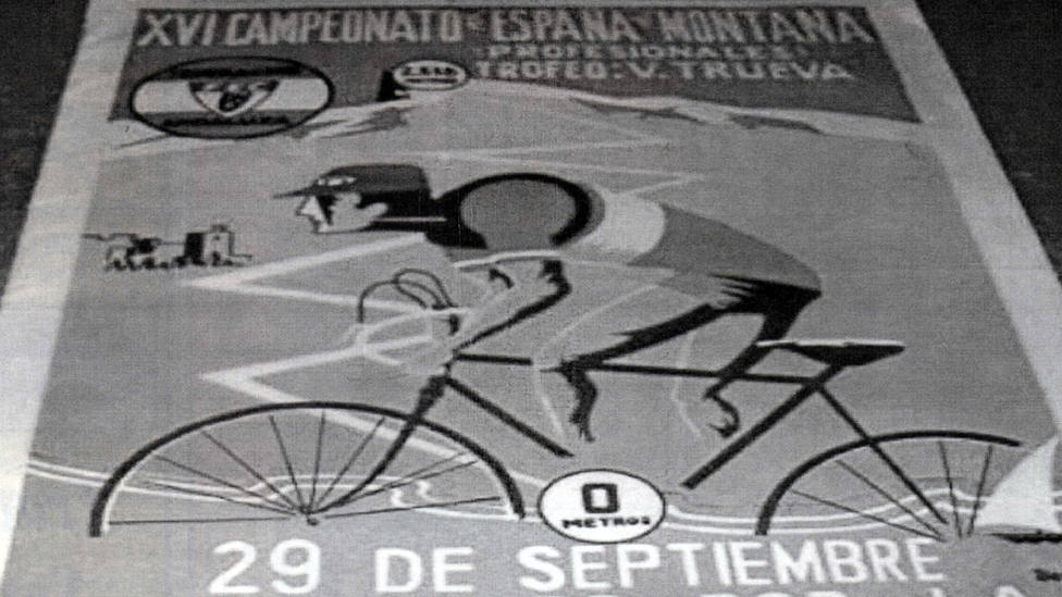 Cartel Campeonato de España de Montaña (Granada-Motril-Sierra Nevada), 29 de septiembre de 1957