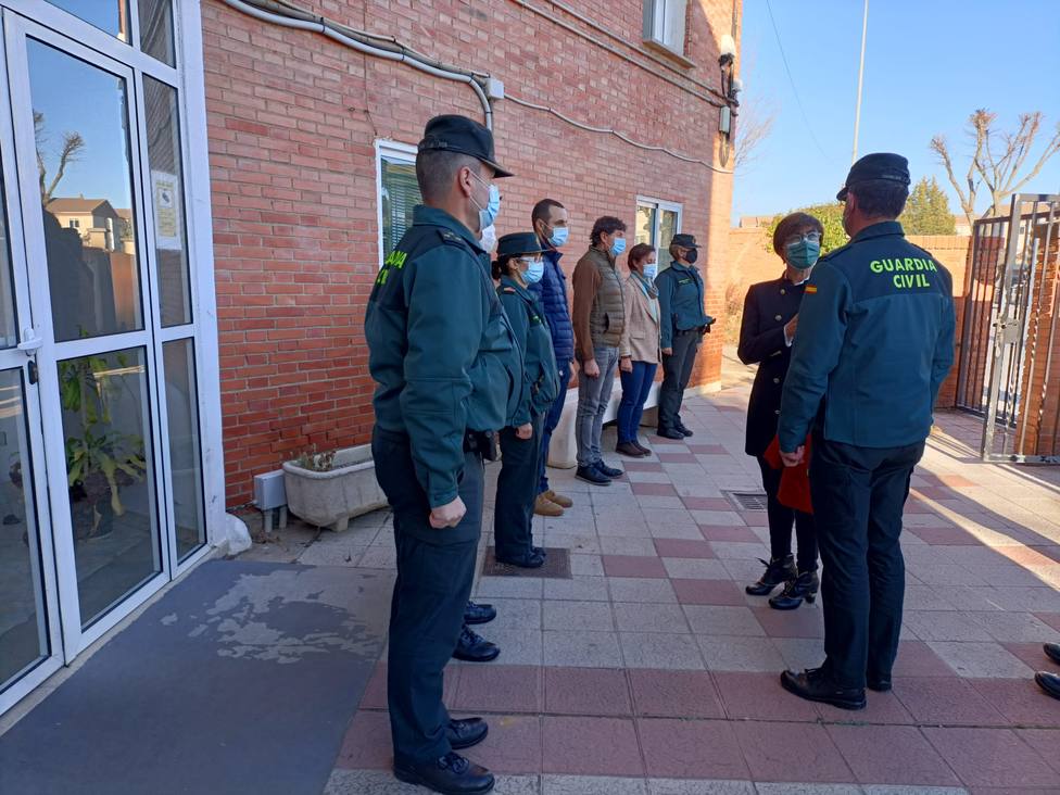La directora general se reúne con los responsables de la Guardia Civil en León