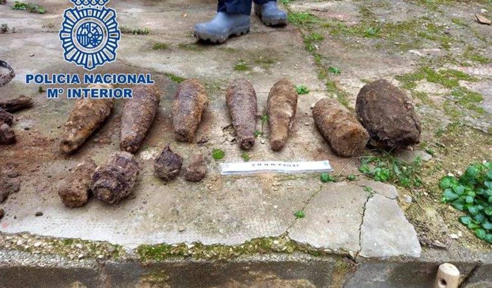 Encuentran 18 bombas de la Guerra Civil en una antigua fundición de Alcoy