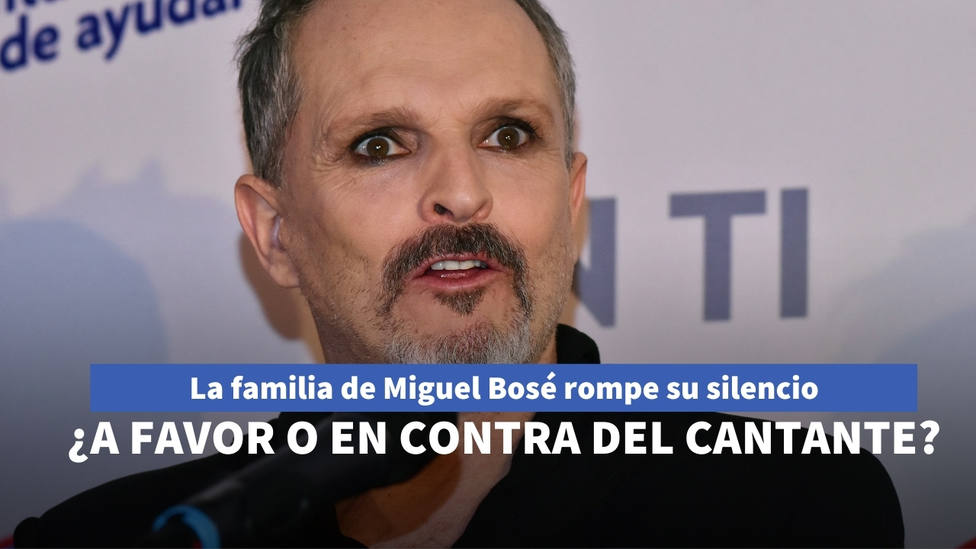 La familia de Miguel Bosé rompe su silencio y habla por primera vez sobre su posición sobre las vacunas