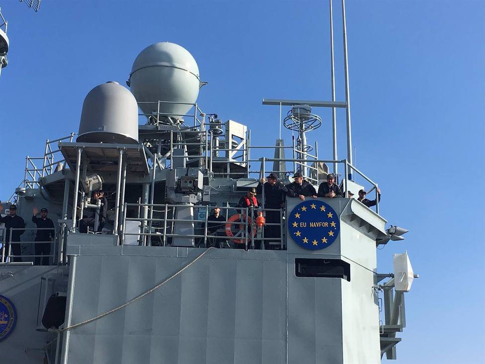 La fragata Numancia regresa este jueves a Rota tras su participación en la Operación Atalanta