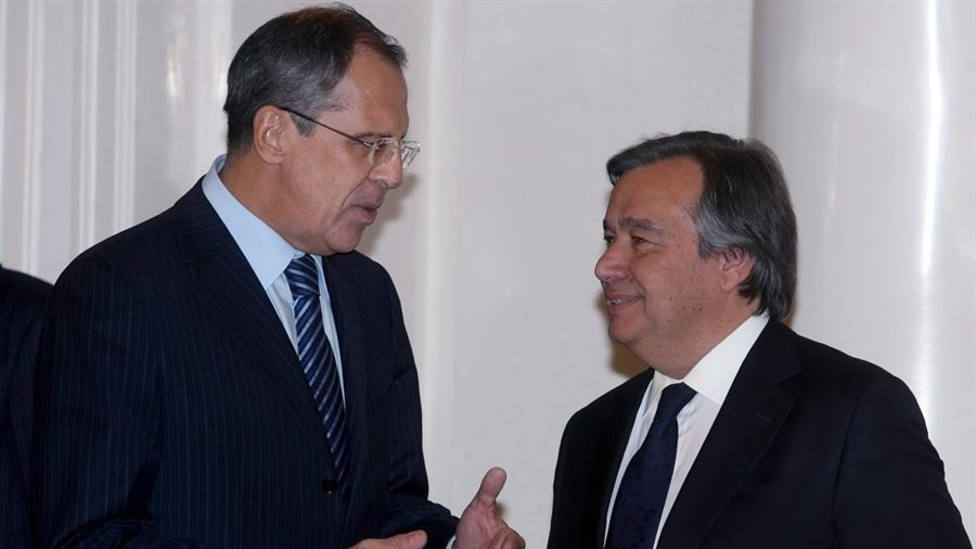 Lavrov y Guterres abordan hoy en Madrid las cuestiones relacionadas con la crisis alimentaria