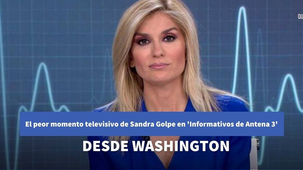 El peor momento de Sandra Golpe 'Antena 3 Noticias' que puede marcar su carrera en televisión - Televisión - COPE