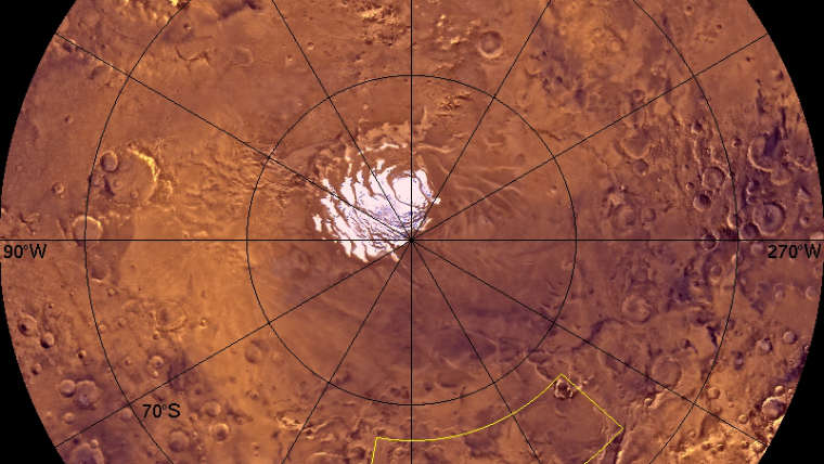 Descubren por primera vez agua líquida en Marte