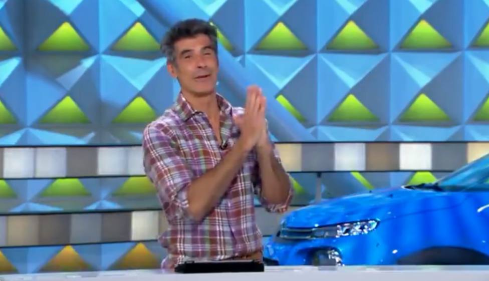 Jorge Fernández en La Ruleta de la Suerte (Antena 3)