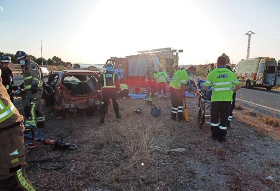 superávit Joven Es decir Heridos cuatro jóvenes en un accidente de tráfico en Las Torres de Cotillas  - Sucesos en Murcia - COPE