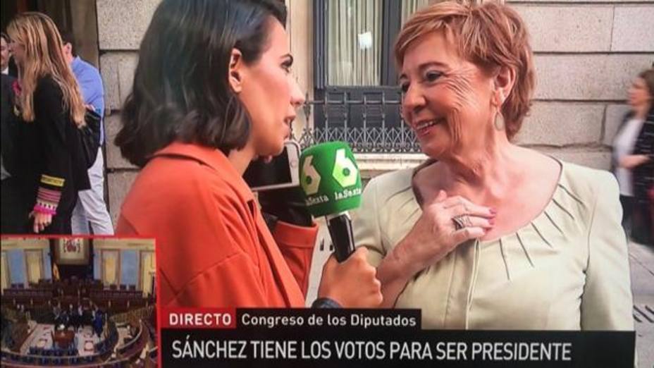 Momento de tensión entre Ana Pastor y Celia Villalobos