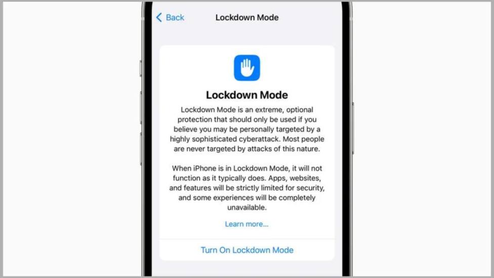 El Lockdown Mode de iPhone
