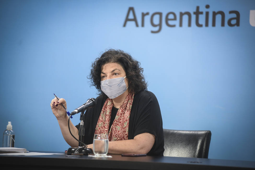 Argentina registra 1.521 nuevos casos y 12 muertes más por la covid-19 en el último día