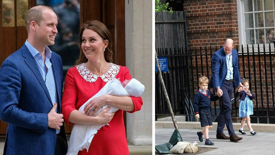 Los pequeños de la familia real británica visten moda española
