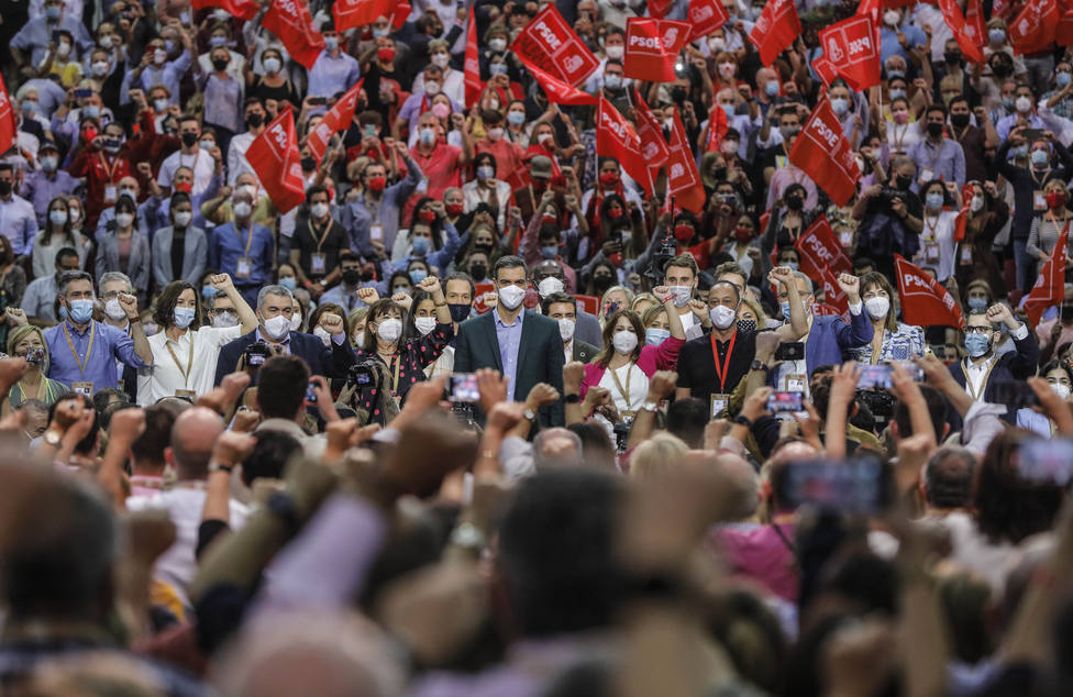 Sánchez, apoderado por González y Zapatero, defiende la unidad de un PSOE al servicio de España