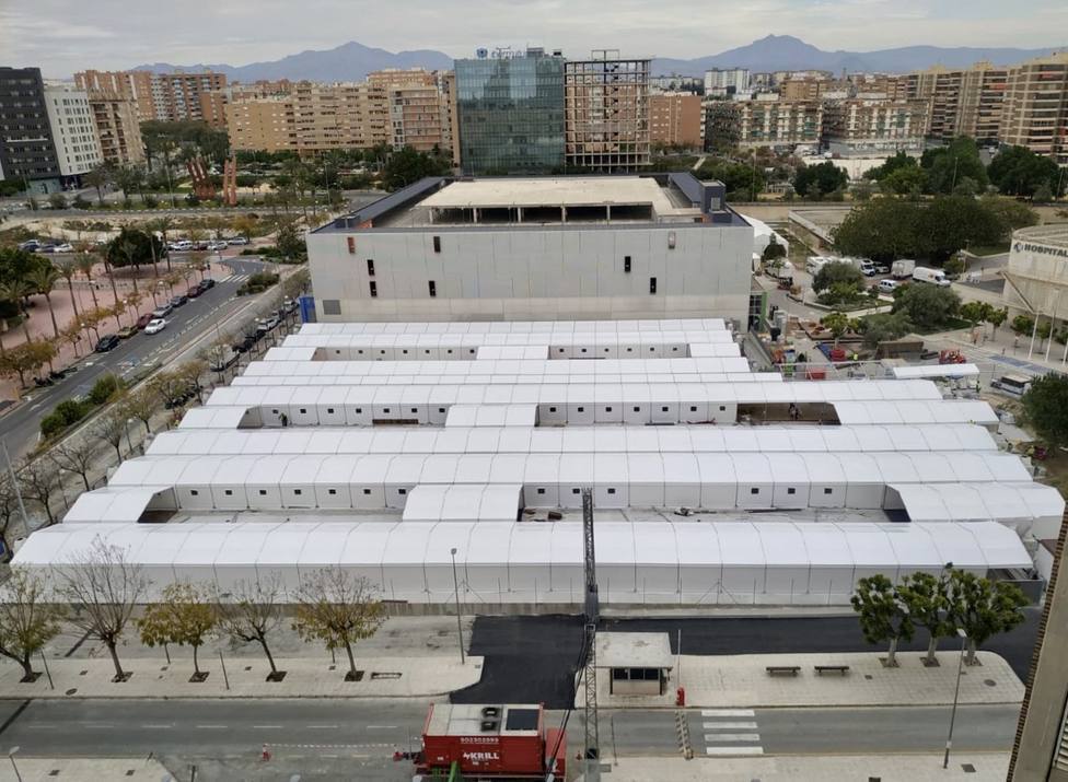 La Generalitat reabrirá el punto de vacunación masiva del Hospital General de Alicante la próxima semana