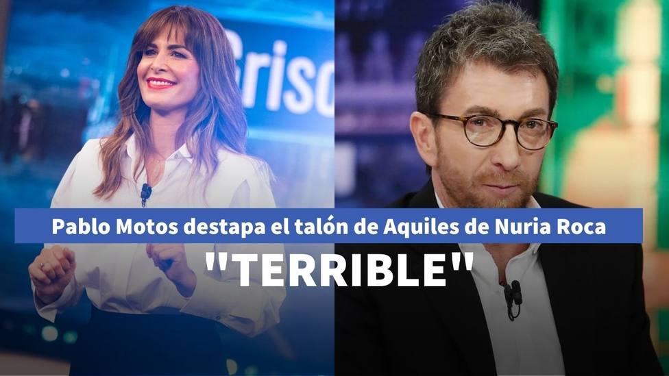 Pablo Motos destapa el talón de Aquiles de Nuria Roca como presentadora de ‘El Hormiguero’: “Terrible”