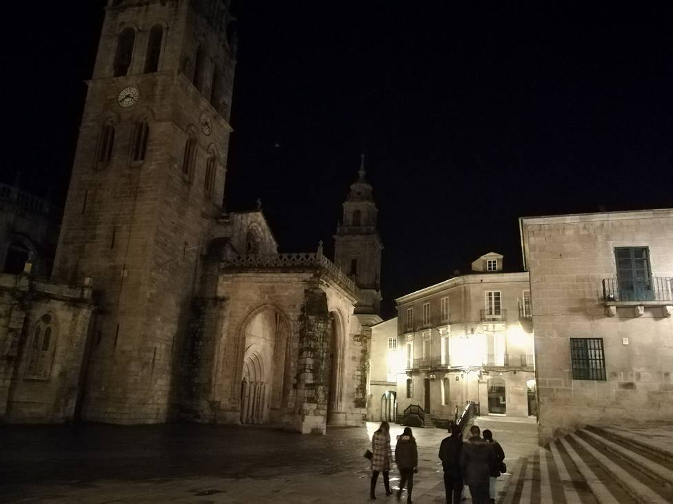 La agresión se produjo en el entorno de la catedral de Lugo