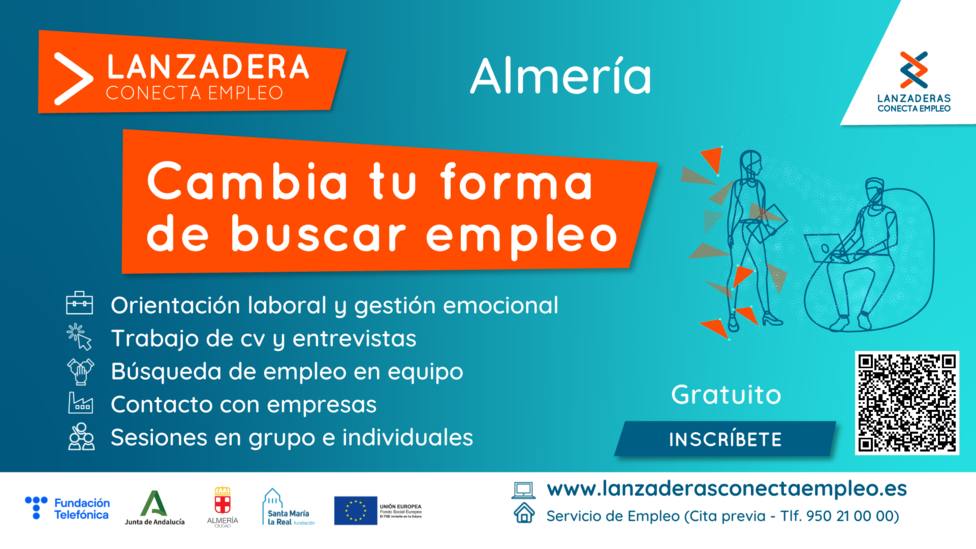 Abierta la inscripción para una nueva Lanzadera Conecta Empleo en Almería