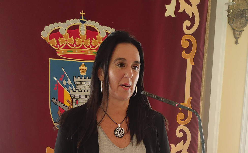 Eva Martínez durante la rueda de prensa de este martes en el Ayuntamiento de Ferrol - FOTO: Concello de Ferrol