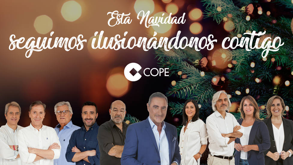 Los comunicadores de COPE contagian a sus oyentes la ilusión de la Navidad con la mejor radio