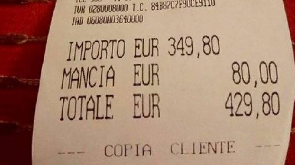 Unos clientes japoneses acuden a un bar de Roma y esto es lo que les pasó cuando pidieron la cuenta: 400 euros