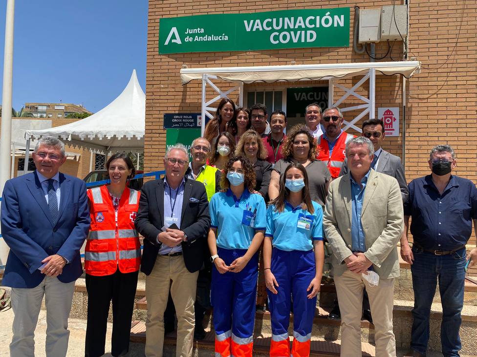 Salud ubica un punto de vacunación Covid-19 en el Centro de Atención Sanitaria del Puerto de Almería