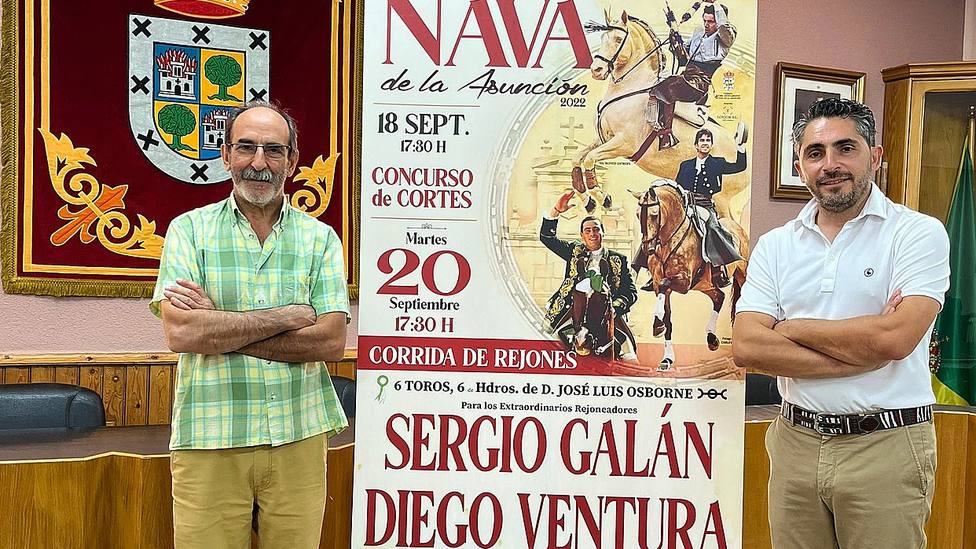 Acto de presentación del cartel de rejones de Nava de la Asunción