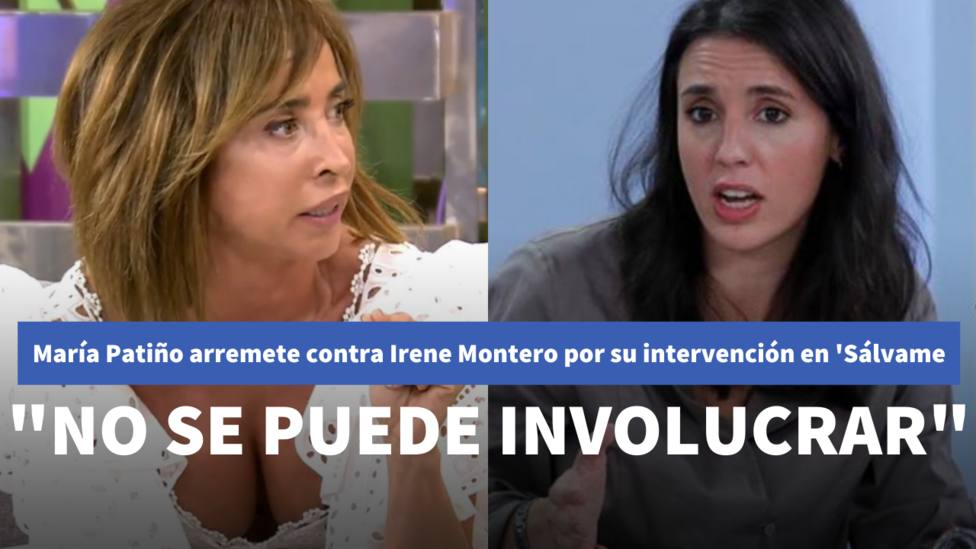 María Patiño arremete contra Irene Montero