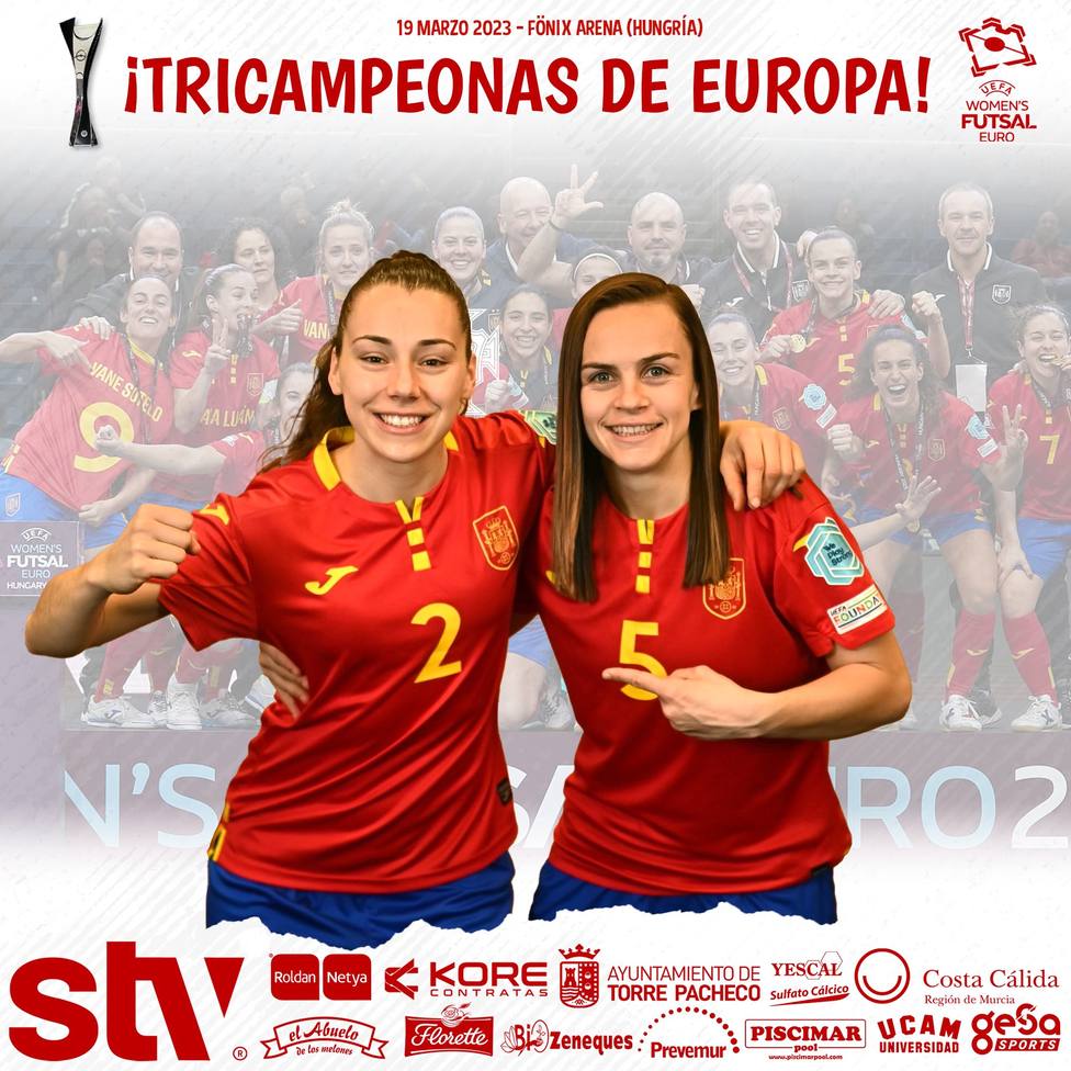 Mayte Mateo e Noelia Montoro, tricampeãs europeias – COPE Sports em Múrcia