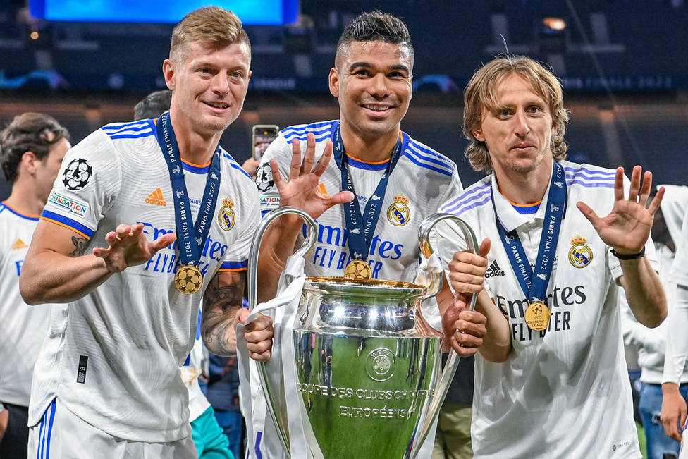 Kroos, Casemiro y Modric, con la última Champions League ganada por el Real Madrid (Cordon Press)