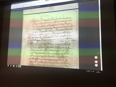 El documento más antiguo del archivo de Moralzarzal, que data de 1596