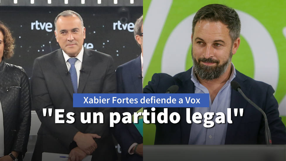 La sorprendente defensa de Xabier Fortes a Vox: Es un partido legal