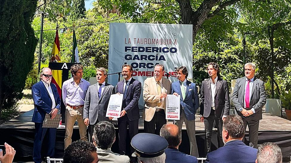 Acto de homenaje a Federico García Lorca celebrado este martes en Granada