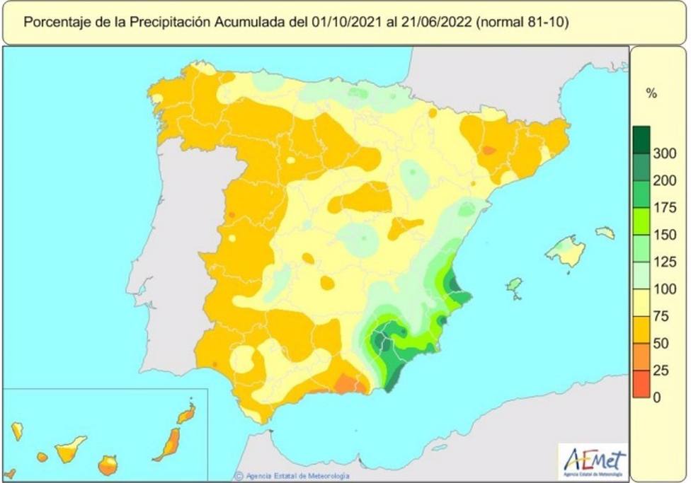 El noroeste de Badajoz, entre las zonas de EspaÃ±a que superan las cantidades normales de lluvias en el aÃ±o hidrolÃ³gico
