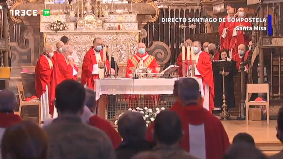 Revive en TRECE la Santa Misa de peregrinación de los obispos españoles a Santiago con motivo del Año Jacobeo